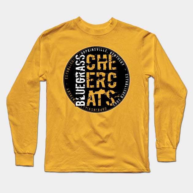 Bluegrass Circle Throwback Long Sleeve T-Shirt by bluegrasscheercats